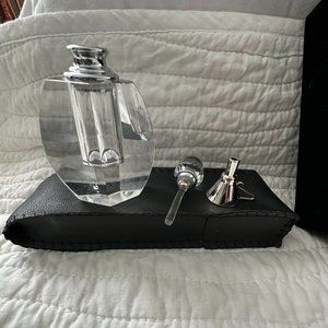 Crystal Perfume Bottle with Funnel